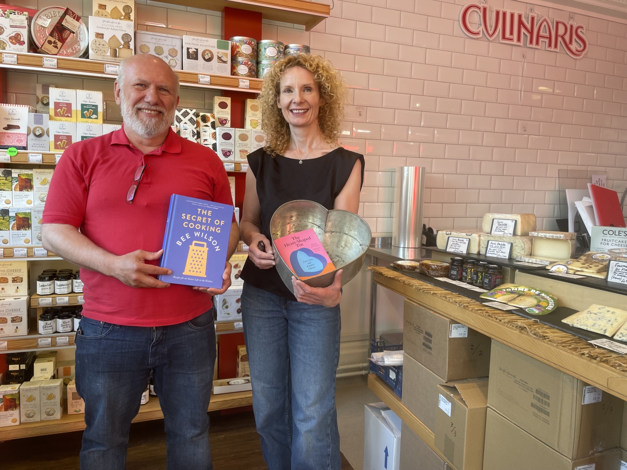 Me with Zoltan Bogathy at his Cambridge shop, Culinaris